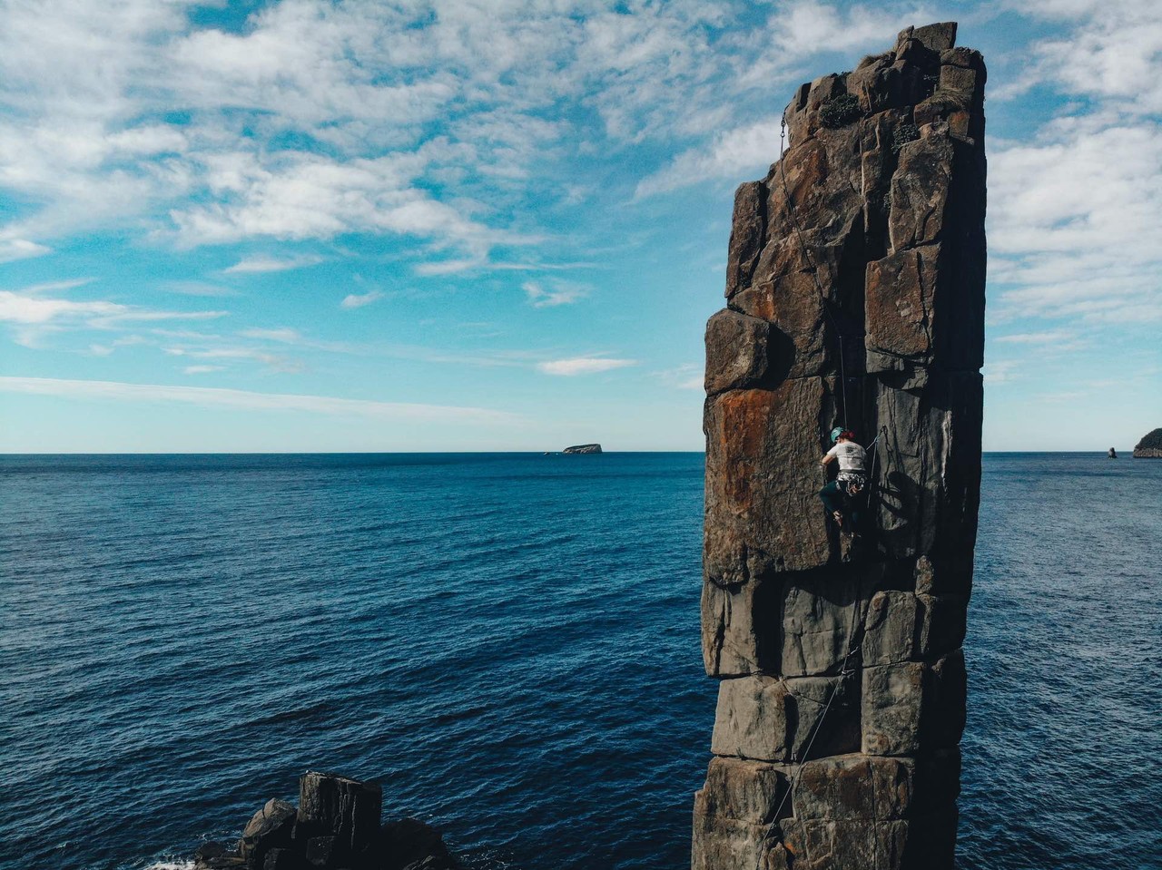 We Are Explorers Rock Climbing in Tasmania